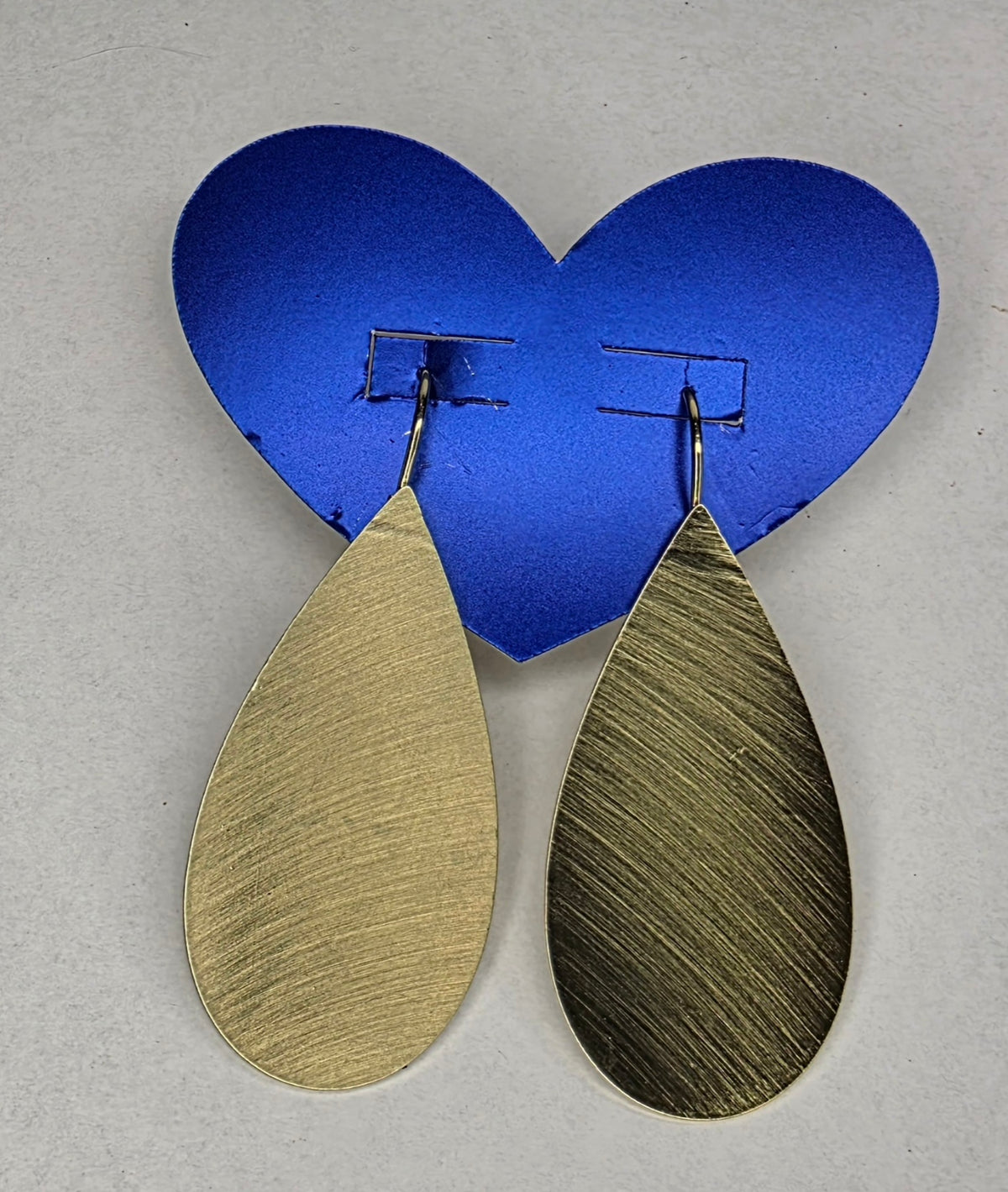 Gold-Tone Teardrop Earrings