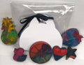 Handmade multi-coloured crayon pack
